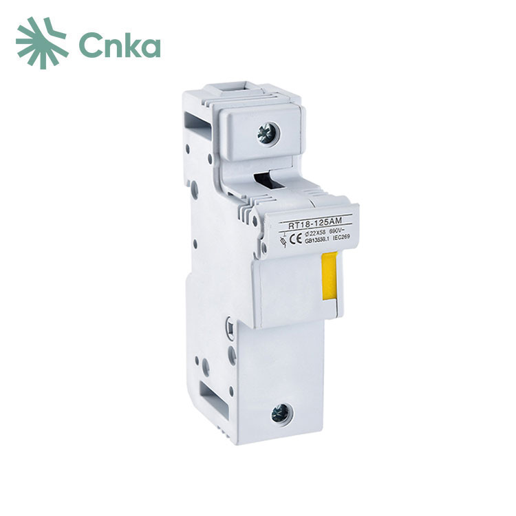 125A 22x58mm Din Rail Ac Säkringshållare
